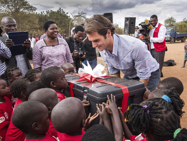 Federer fundación niños África