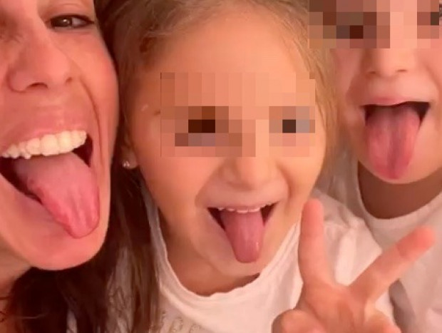 Anabel Pantoja junto a las hijas de Kiko Rivera