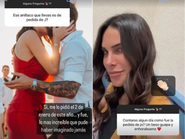 Carla cuenta en stories cómo fue la pedida de mano.