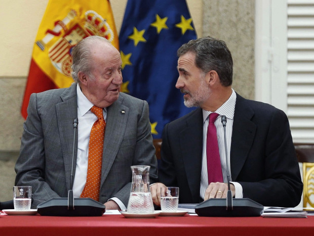 Juan Carlos I y Felipe VI, en una imagen de archivo.