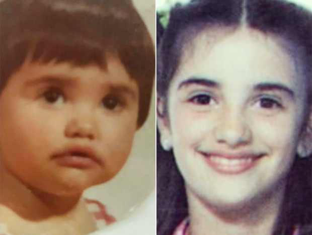 Penélope Cruz cuando era niña.