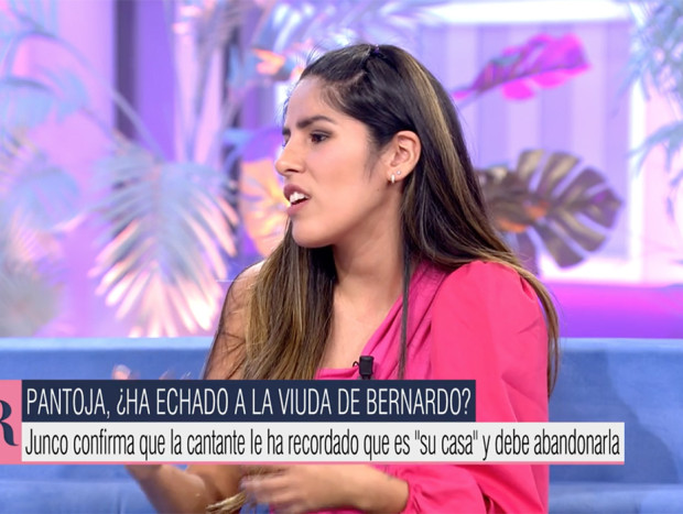 Isa Pantoja defendiendo a Isabel Pantoja en el programa de Ana Rosa