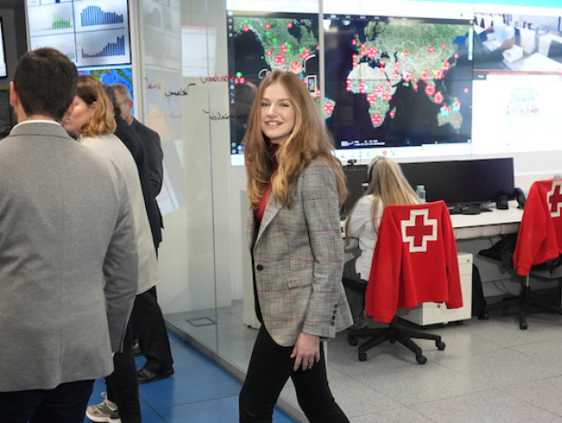 La princesa Leonor visita jueves la sede de la Cruz Roja en Madrid