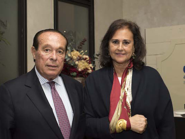 Curro Romero y Carmen Tello en un evento en 2016.