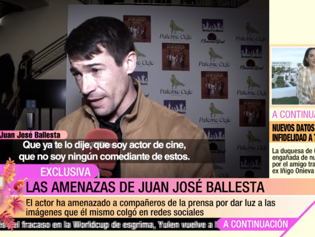 Juanjo Ballesta, en el punto de mira de 'Fiesta'.