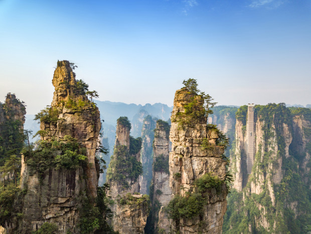 Columnas Zhangjiajie.