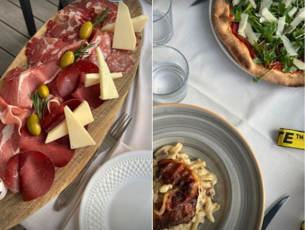 Julia Janeiro comparte imágenes de lo que come en Italia (redes).