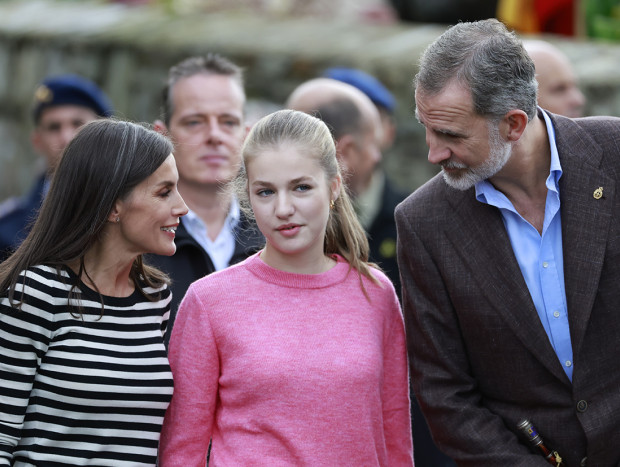 Letizia Leonor y Felipe VI