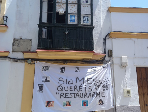 Así se encuentra en la actualidad la casa de Lola Flores.