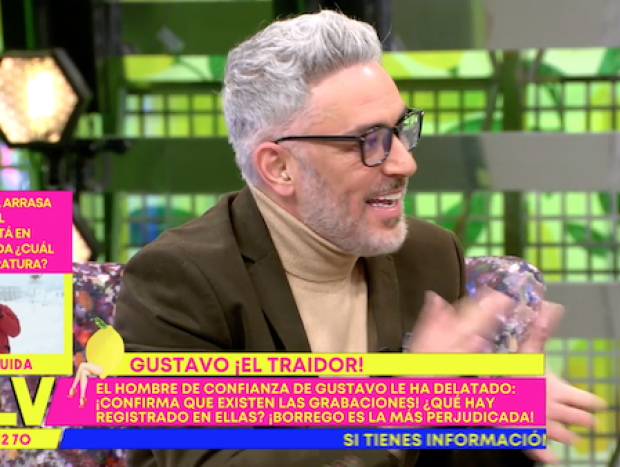 Kiko Hernández habla de sus hijas en el plató de 'Sálvame'.