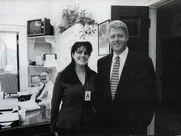 Monica con Bill Clinton.