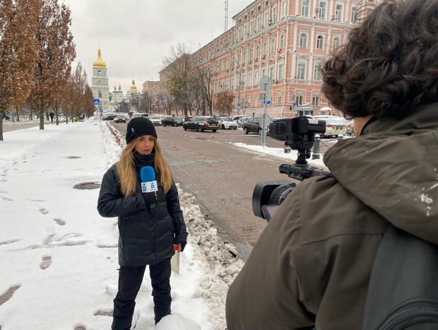 Laura de Chiclana corresponsal en Ucrania
