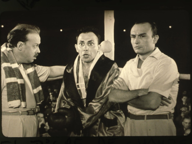 En la película "El tigre de Chamberí", su primer gran éxito, con Antonio Garisa y Jose Luis Ozores.