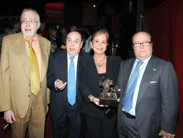 Imagen de Antonio Ozores, Juanito Navarro, Lina Morgan y Arévalo.