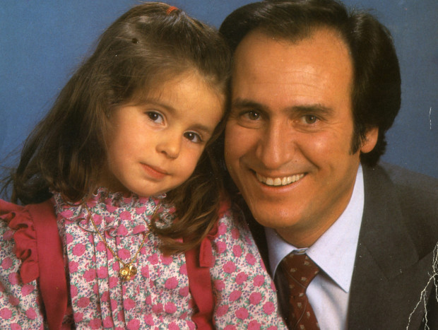 Manolo Escobar y su hija Vanessa.