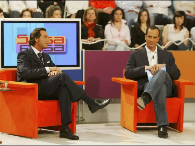 Santi Acosta con Pipi Estrada en 'Salsa Rosa'.