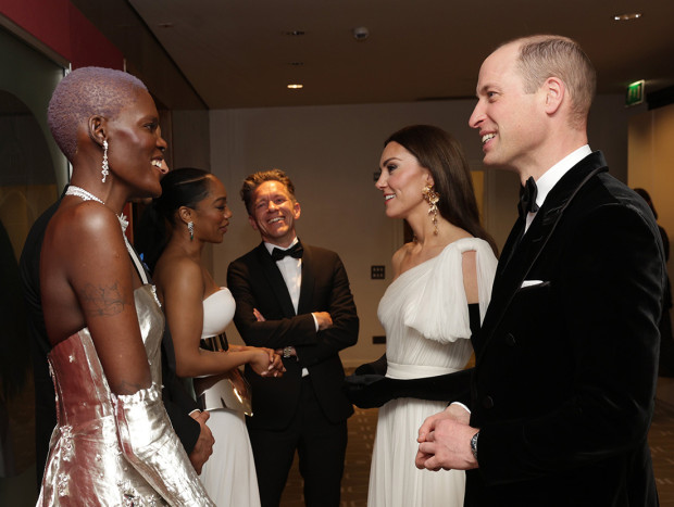 Kate y Guillermo en los Bafta