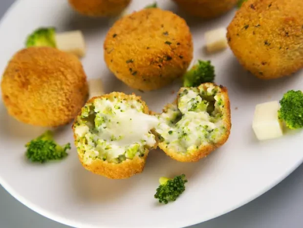 Plato de croquetas de verdura