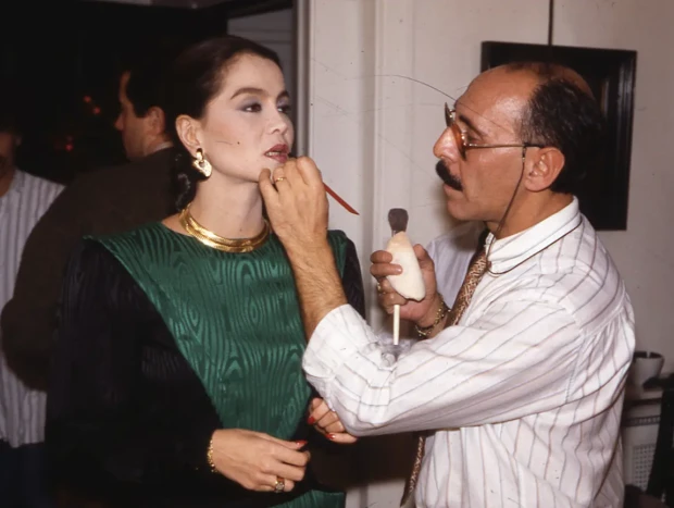 Isabel Preysler durante un rodaje en los 80
