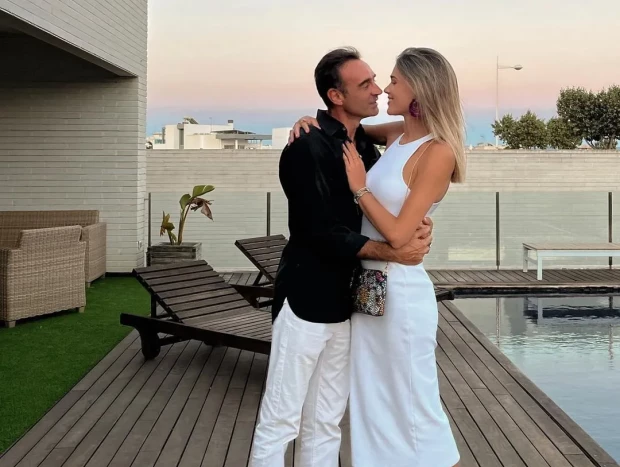 Enrique Ponce y Ana Soria, en una imagen de redes sociales.