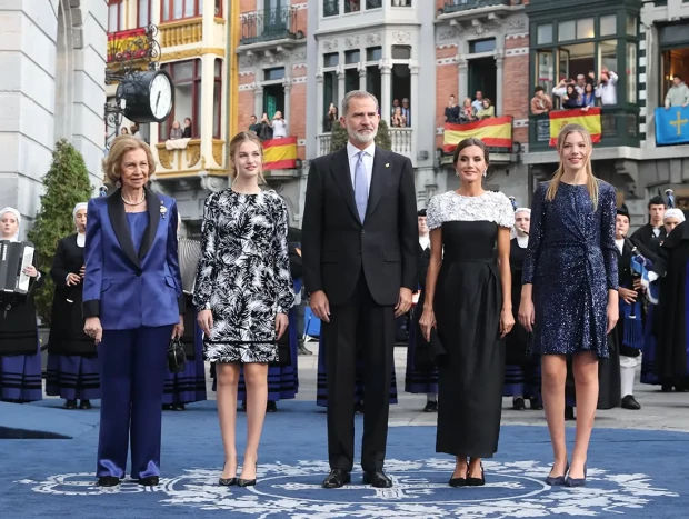 La familia real española