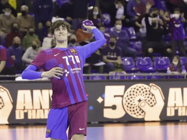 ablo Urdangarin vestido con el unifirme blaugrana.