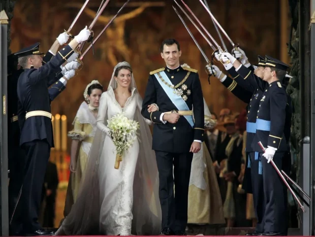 Imagen de la boda de Letizia y Felipe VI.