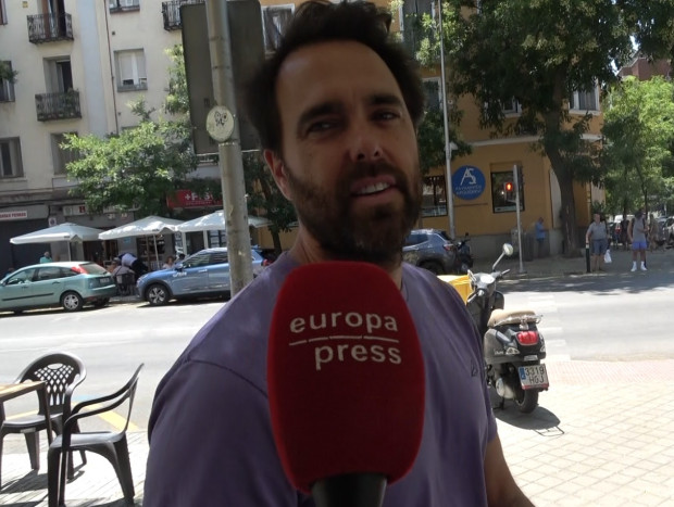 Javier Ungría responde a los periodistas. Foto: EP