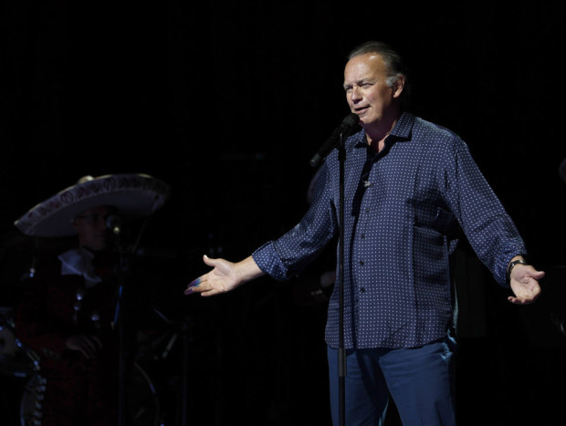 Bertín Osborne en un concierto en Madrid de 2022