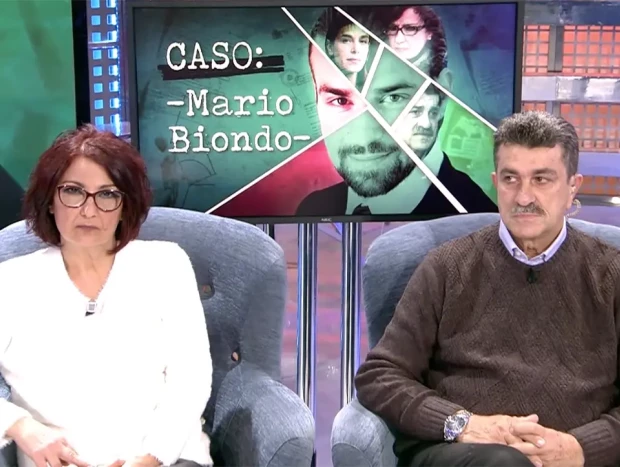 Santina Biondo junto a su marido