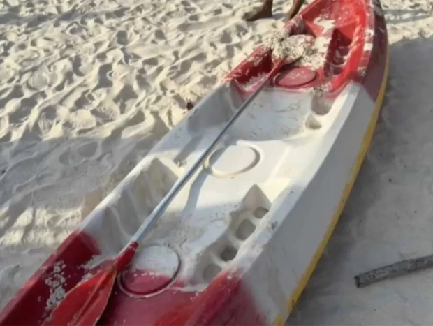 El kayak usado por Sancho