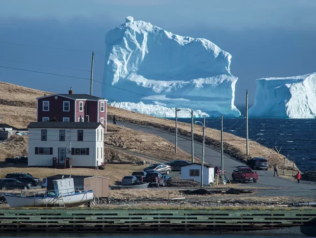 desprendimiento de icebergs.