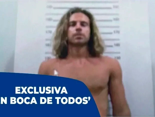 Daniel Sancho tras ingresar en prision