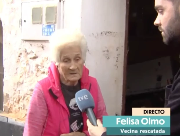 Felisa, de 73 años, víctima de Dana