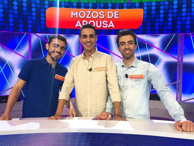 Raúl, Borjamina y Bruno son los Mozos de Arousa de 'Reacción en cadena'.