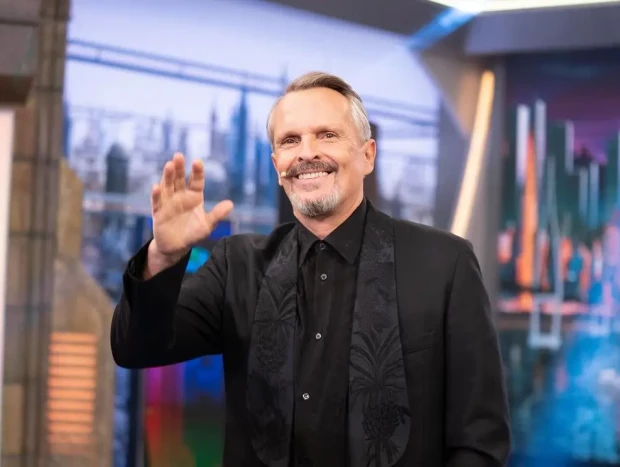 Miguel Bosé en su visita a El Hormiguero el 19 de septiembre de 2023