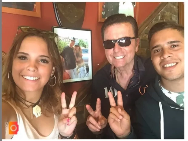 Ortega Cano con sus hijos Gloria Camila y José Fernando