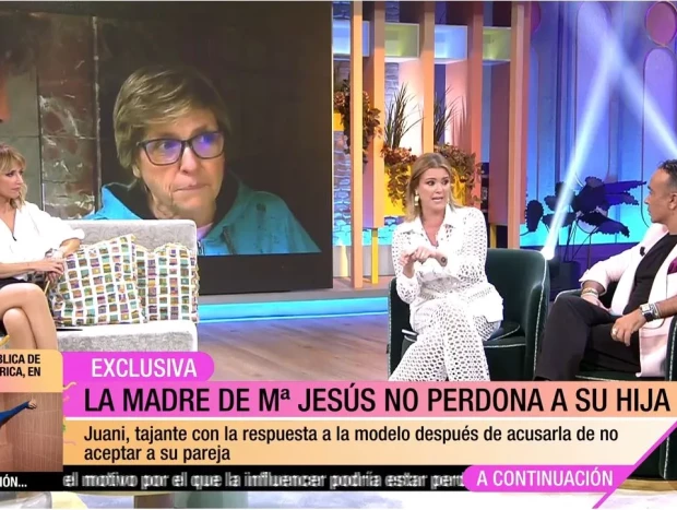 María Jesús habló de su madre en 'Fiesta'.