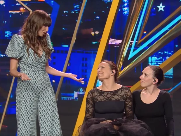 Almudena apareció como invitada en ‘Got Talent’ para apoyar a una exgimnasta.