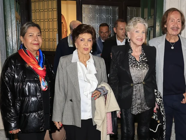 María Rosa, Marili Coll y Pablo Sebastián.