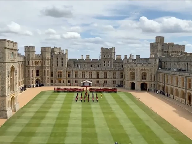 El castillo de Windsor.
