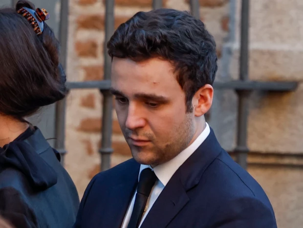 Froilán, en el funeral de Juan Gómez-Acebo.