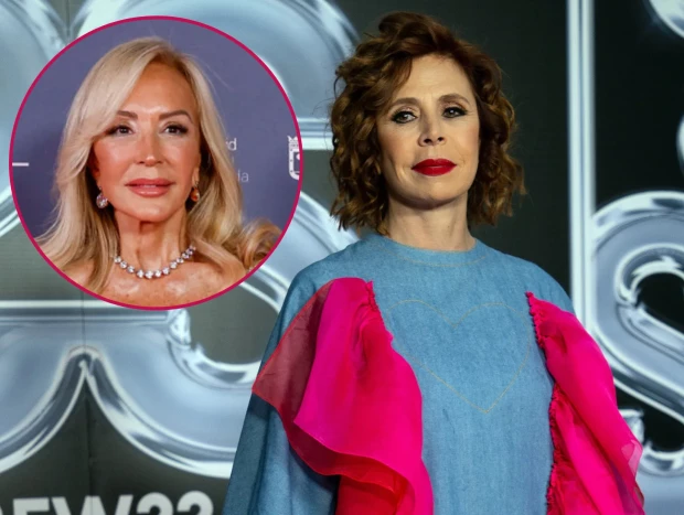 Ágatha Ruiz de la Prada y Carmen Lomana en un montaje