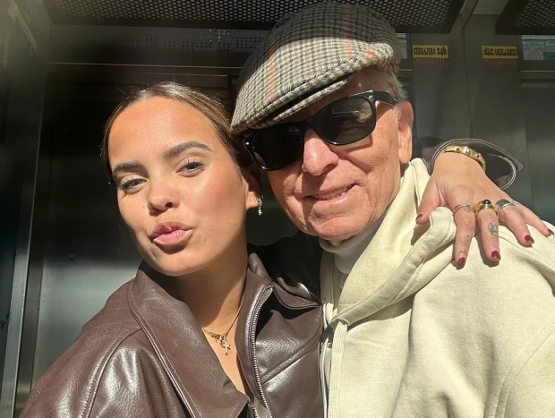 Gloria Camila Ortega en una imagen de redes con Ortega Cano