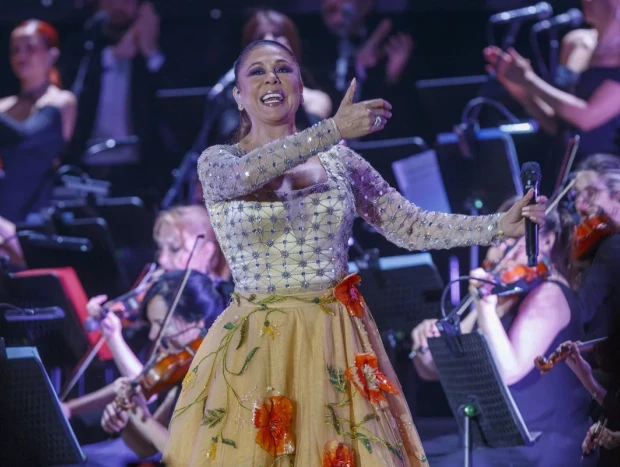 Isabel Pantoja, en concierto.