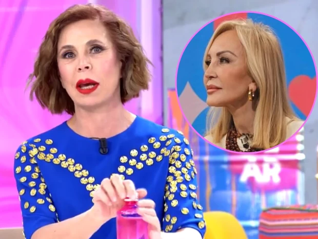 Ágatha Ruiz de la Prada en TardeAR en un montaje con Carmen Lomana