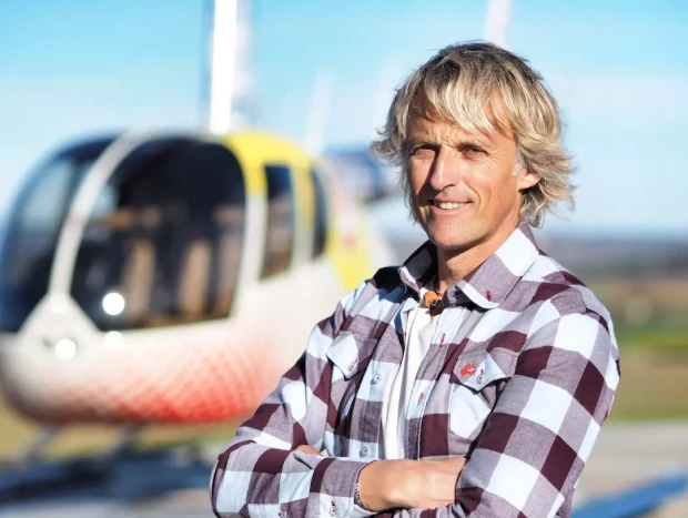 Jesús Calleja helicoptero
