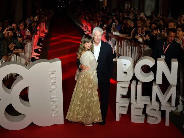 Richard y Alejandra Gere fueron en la alfombra roja del Barcelona Film Fest.