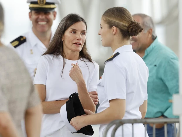 Letizia pasará unos días en Panamá con su hija Leonor. EFE.