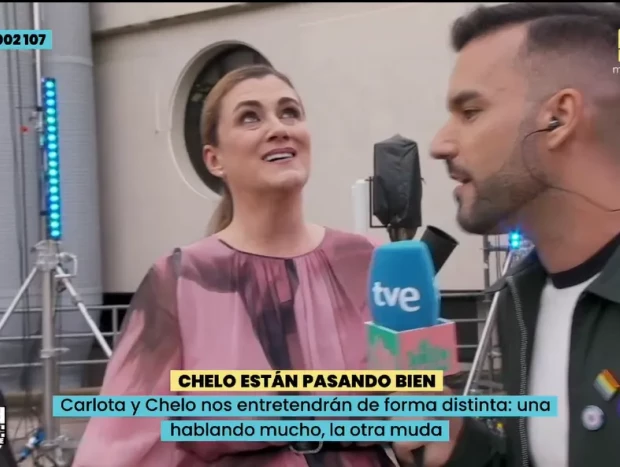 Carlota Corredera emocionada en el estreno de La familia de la tele